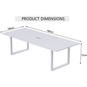 Vorm 136-18 4 Seater White Conference-meeting Table