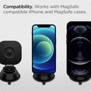 Spigen One Tap Pro Designed For Magsafe Fast Wireless Charger [dashboard Or Windscreen] Surface Car Mount Compatible With Iphone 13 Pro Max / 13 Pro / 13/13 Mini & Iphone 12 Series [even Max Model]