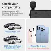Spigen OneTap Pro for Tesla Model 3 / Y / S (2021) / X (2021) MagSafe Wireless Charger Dashboard Screen Car Mount for iPhone 14 / 13 / 12 series