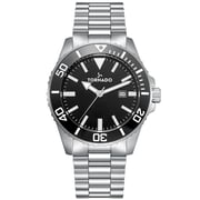 Tornado Men's Analog Black Dial Watch - T22001-sbsb
