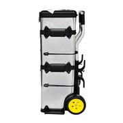 3-part Rolling Tool Box With 2 Wheels