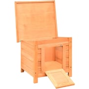 Vidaxl Cat House Solid Pine & Fir Wood 50x46x43.5 Cm