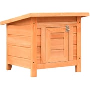 Vidaxl Cat House Solid Pine & Fir Wood 50x46x43.5 Cm