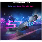 لابتوب ألعاب أسوس ROG STRIX G513IH-HN026W - Ryzen 7 2.9 جيجاهرتز 16 جيجابايت 1 تيرابايت 4 جيجابايت Win11 15.6 بوصة FHD رمادي NVIDIA GeForce GTX 1650 لوحة مفاتيح باللغتين الإنجليزية والعربية