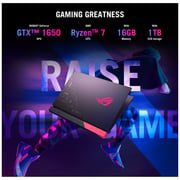 ASUS ROG Strix G15 (2020) Gaming Laptop - AMD Ryzen 7-4800H / 15.6inch FHD / 16GB RAM / 1TB SSD / 4GB NVIDIA GeForce GTX 1650 Graphics / Windows 11 Home / English & Arabic Keyboard / Grey / Middle East Version - [G513IH-HN026W]