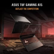 ASUS TUF A15 (2020) Gaming Laptop - AMD Ryzen 7-4800H / 15.6inch FHD / 16GB RAM / 1TB SSD / 4GB NVIDIA GeForce RTX 3050 Graphics / Windows 11 Home / English & Arabic Keyboard / Black / Middle East Version - [FA506ICB-HN127W]