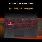 ASUS TUF A15 (2020) Gaming Laptop - AMD Ryzen 7-4800H / 15.6inch FHD / 16GB RAM / 1TB SSD / 4GB NVIDIA GeForce RTX 3050 Graphics / Windows 11 Home / English & Arabic Keyboard / Black / Middle East Version - [FA506ICB-HN127W]