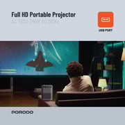 Porodo Portable Projector PD-HDPRJAN