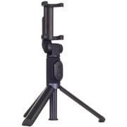 Mi Selfie Stick Tripod With Bluetooth Remote Shutter Tripod Holder, Bluetooth Remote, Foldable And Extendable Black Color