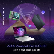 ASUS Vivobook Pro 15 Creator Laptop - 5th Gen Ryzen 5 3.3GHz 8GB 512GB 4GB Win11Home 15.6inch FHD OLED Blue English/Arabic Keyboard M3500QC-OLED0R5W
