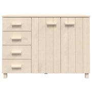 vidaXL Sideboard HAMAR Honey Brown 113x40x80 cm Solid Wood Pine
