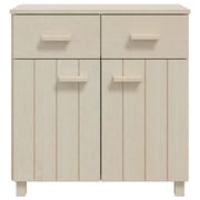 vidaXL Sideboard HAMAR Honey Brown 79x40x80 cm Solid Wood Pine