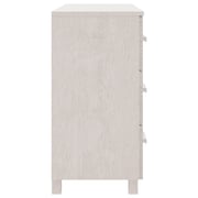 vidaXL Sideboard HAMAR White 90x40x80 cm Solid Pinewood