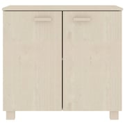 vidaXL Sideboard HAMAR Honey Brown 85x35x80 cm Solid Wood Pine