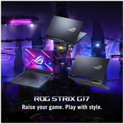 ASUS ROG Strix G17 (2022) Gaming Laptop - AMD Ryzen 7-6800H / 17.3inch FHD / 16GB RAM / 1TB SSD / 6GB NVIDIA GeForce RTX 3060 Graphics / Windows 11 Home / English & Arabic Keyboard / Grey / Middle East Version - [G713RM-KH011W]