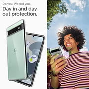 Spigen Ultra Hybrid Designed For Google Pixel 6a Case Cover (2022) - Crystal Clear