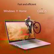 لابتوب أسوس - X415EA-EB1656W لابتوب رفيع - Core i5 2.4 جيجا هرتز 8 جيجا بايت 512 جيجا بايت مشترك 14 بوصة FHD Win11 لوحة مفاتيح فضية إنجليزية / عربية مع حقيبة ظهر + ماوس