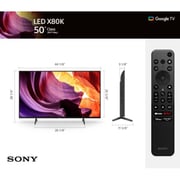 Sony KD50X80K 4K HDR Google TV 50inch (2022 Model)