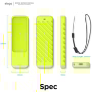 Elago ER3-21-NYE R2 Protective Case Neon Yellow For Apple TV Remote