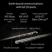 ASUS ZenBook 14X OLED Space Edition (2022) Laptop - 12th Gen / Intel Core i7-12700H / 14inch OLED / 16GB RAM / 1TB SSD / Shared Intel Iris X Graphics / Windows 11 Home / English & Arabic Keyboard / Titanium / Middle East Version - [UX5401ZAS-OLED007W]