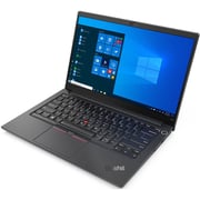 Lenovo ThinkPad E14 (2020) Laptop - 11th Gen / Intel Core i7-1165G7 / 14inch FHD / 512GB SSD / 8GB RAM / Shared Intel Iris Xe Graphics / Windows 11 Pro / English & Arabic Keyboard / Black / Middle East Version - [20TA00GEAD]