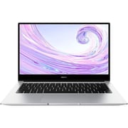Huawei MateBook D14 (2020) Laptop - 11th Gen / Intel Core i3-1115G4 / 14inch FHD / 8GB RAM / 256GB SSD / Shared Intel Iris Xe Graphics / Windows 11 Home / English & Arabic Keyboard / Mystic Silver / Middle East Version - [NbD-WD19]