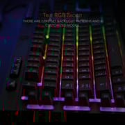 Redragon SHIVA RGB Gaming Keyboard With Multimedia Keys Black