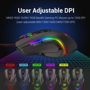 Redragon K551rgb-ba Mechanical Gaming Keyboard & M607 Gaming Mouse Combo