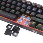 Redragon K617 Fizz 60% Wired Rgb Gaming Keyboard, 61 Keys Compact Mechanical Keyboard, Pro Driver Support