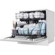 Milton Portable Dishwasher 7 Programs With 8 Place Sitting Silver - WQP89411