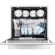 Milton Portable Dishwasher 7 Programs With 8 Place Sitting Silver - WQP89411