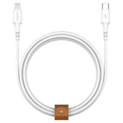 Blupebble PowerFlow USB Type-C To Lightning Cable 1m White