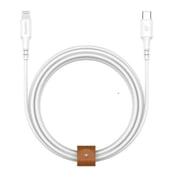 Blupebble PowerFlow USB Type-C To Lightning Cable 1m White