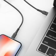 Blupebble PowerFlow USB Type-C To Lightning Cable 1m Black