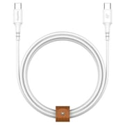 Blupebble PowerFlow USB Type-C To USB Type-C Cable 1.2m White