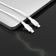 Blupebble PowerFlow USB Type-C To USB Type-C Cable 1.2m White