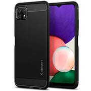 Spigen Rugged Armor Designed For Samsung Galaxy A22 5g Case Cover - Matte Black