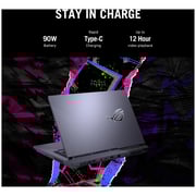 ASUS ROG Strix G15 (2022) Gaming Laptop - AMD Ryzen 7-6800H / 15.6inch FHD / 16GB RAM / 1TB SSD / 6GB NVIDIA GeForce RTX 3060 Graphics / Windows 11 Home / English & Arabic Keyboard / Grey / Middle East Version - [G513RM-HF187W]