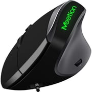 Meetion USB Vertical Mouse Black