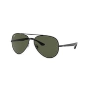 Ray Ban Rb3675 002/31 Size 58 Aviator Black Unisex