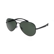 Ray Ban Rb3675 002/31 Size 58 Aviator Black Unisex
