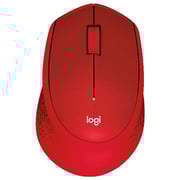 Logitech M330 Silent Plus Wireless Optical Mouse Red