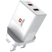 Swiss Military 25W Dual Port USB Charger White