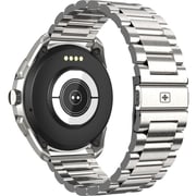 Swiss Military SM-WCH-DOM1-M-SIL Dom Smart Watch With Metal Strap Silver