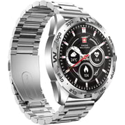 Swiss Military SM-WCH-DOM1-M-SIL Dom Smart Watch With Metal Strap Silver