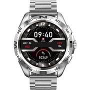 Swiss Military SM-WCH-DOM1-M-SIL Dom Smart Watch With Metal Strap Silver