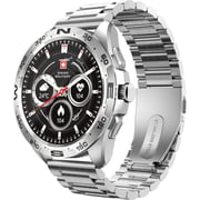 Swiss Military SM-WCH-DOM1-M-SIL Dom Smart Watch With Metal Strap Silver