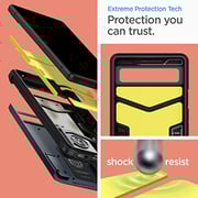 Spigen Tough Armor Designed For Google Pixel 6a Case Cover (2022) With Extreme Impact Foam - Metal Slate