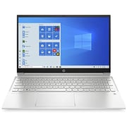 HP Pavilion (2020) Laptop - 11th Gen / Intel Core i7-1165G7 / 15.6inch FHD / 512GB SSD / 16GB RAM / Windows 11 Home / English & Arabic Keyboard / Silver - [15-EG0028NE]