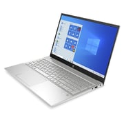 HP Pavilion (2020) Laptop - 11th Gen / Intel Core i7-1165G7 / 15.6inch FHD / 512GB SSD / 16GB RAM / Windows 11 Home / English & Arabic Keyboard / Silver - [15-EG0028NE]